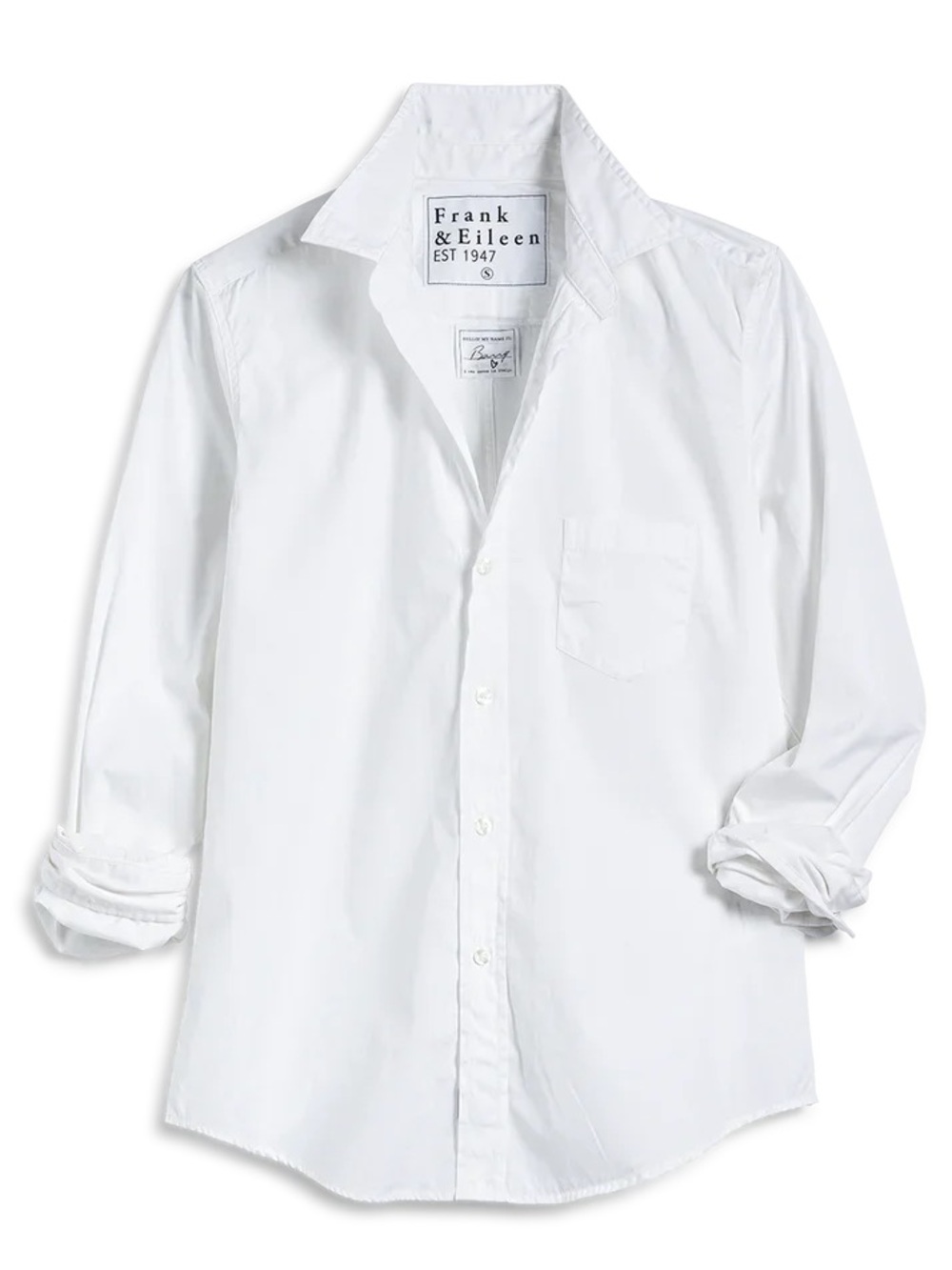 Frank & Eileen 100% Cotton Barry Woven Button Up in Classic White XL